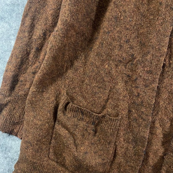 Madewell Cardigan Small Brown Knit Kent Long Sleeve Open Longline Sweater - Picture 14 of 14